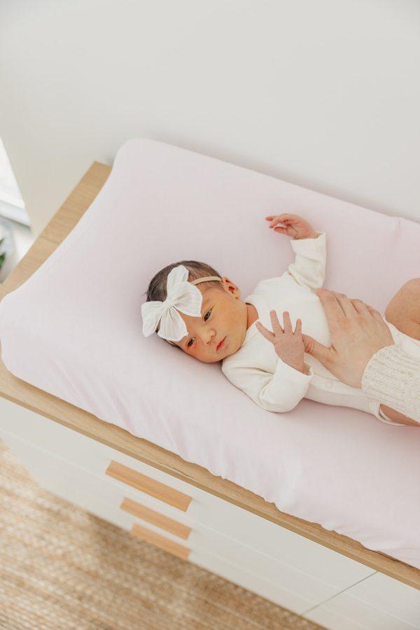 Premium Knit Diaper Changing Pad Cover - Blossom Fashion - Image 2