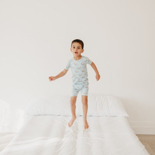 2pc Short Sleeve Pajama Set - S mores Online - Image 2