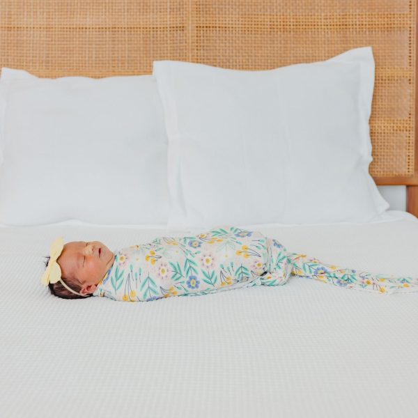 Knit Swaddle Blanket - Clara Hot on Sale - Image 2