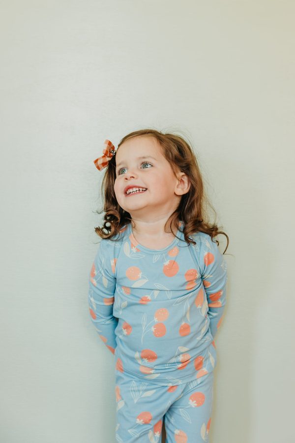 2pc Long Sleeve Pajama Set - Clementine Sale - Image 2
