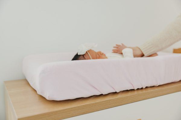 Premium Knit Diaper Changing Pad Cover - Blossom Fashion - Image 4