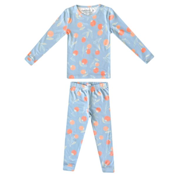 2pc Long Sleeve Pajama Set - Clementine Sale