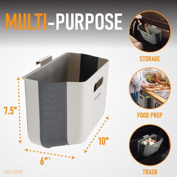 Brookstone Multi-Purpose Collapsible Car Trash Bin, 36 Pack Sale - Image 5