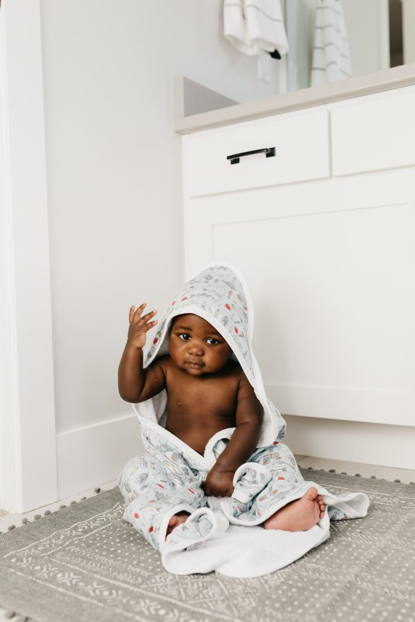 Premium Baby Knit Hooded Towel - Trout Cheap - Image 4