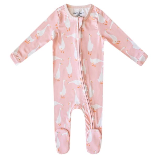 Zip-Up Footie Pajama - Goosie Online