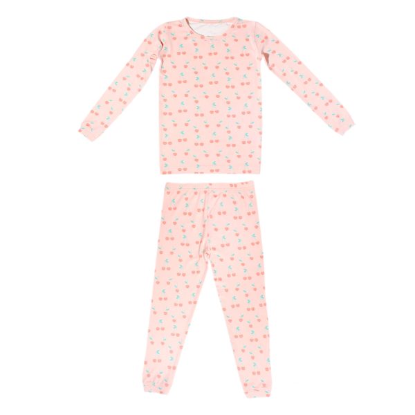 2pc Long Sleeve Pajama Set - Cheery Cheap