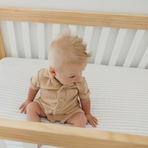 Premium Knit Fitted Crib Sheet - Coastal Cheap - Image 4