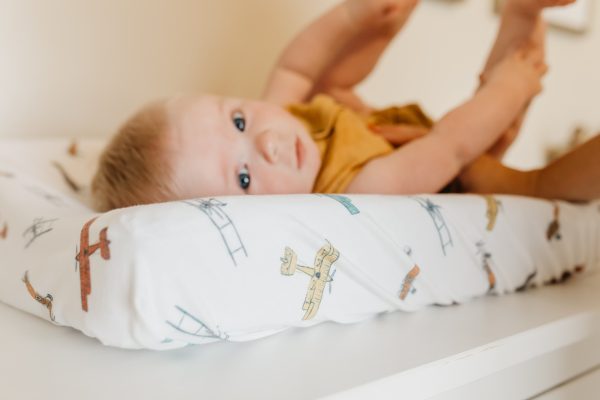 Premium Knit Diaper Changing Pad Cover - Ace For Sale - Image 3