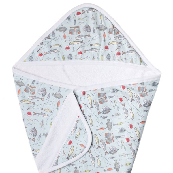 Premium Baby Knit Hooded Towel - Trout Cheap