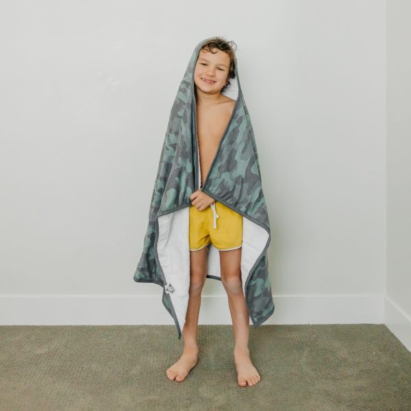 Premium Big Kid Hooded Towel - Hunter For Sale - Image 2