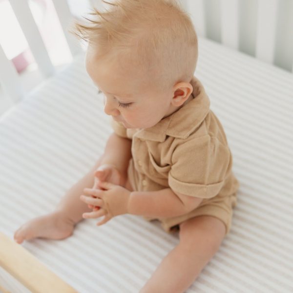 Premium Knit Fitted Crib Sheet - Coastal Cheap - Image 5