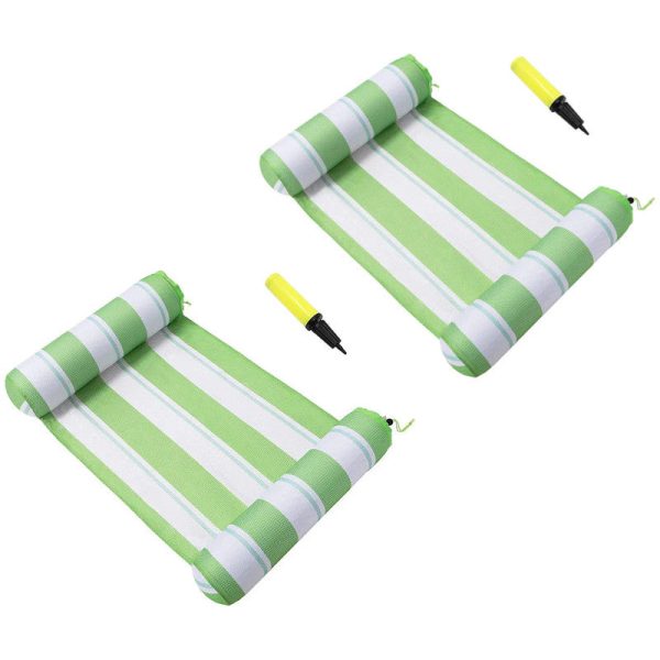 JOYIN Inflatable Hammock Pool Lounger, 2 Pack For Cheap