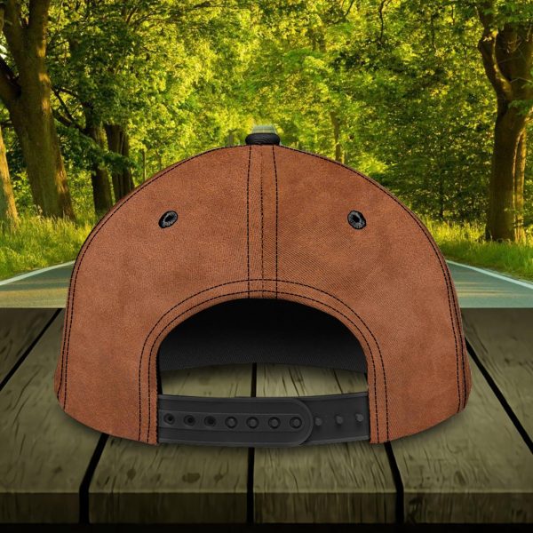 Fishing Fractal Pattern Personalized Classic Cap, Personalized Gift for Fishing Lovers - CP184PS07 Discount - Image 4