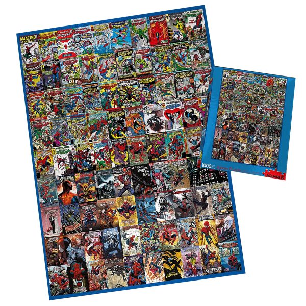 Marvel Spider-Man Covers 1000 Piece Jigsaw Puzzle For Sale - Image 3